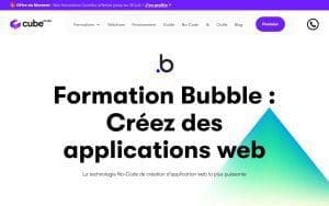 Formation Bubble : Créez des applications web – L’École Cube