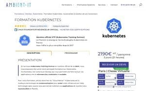Formation Kubernetes - Ambient IT
