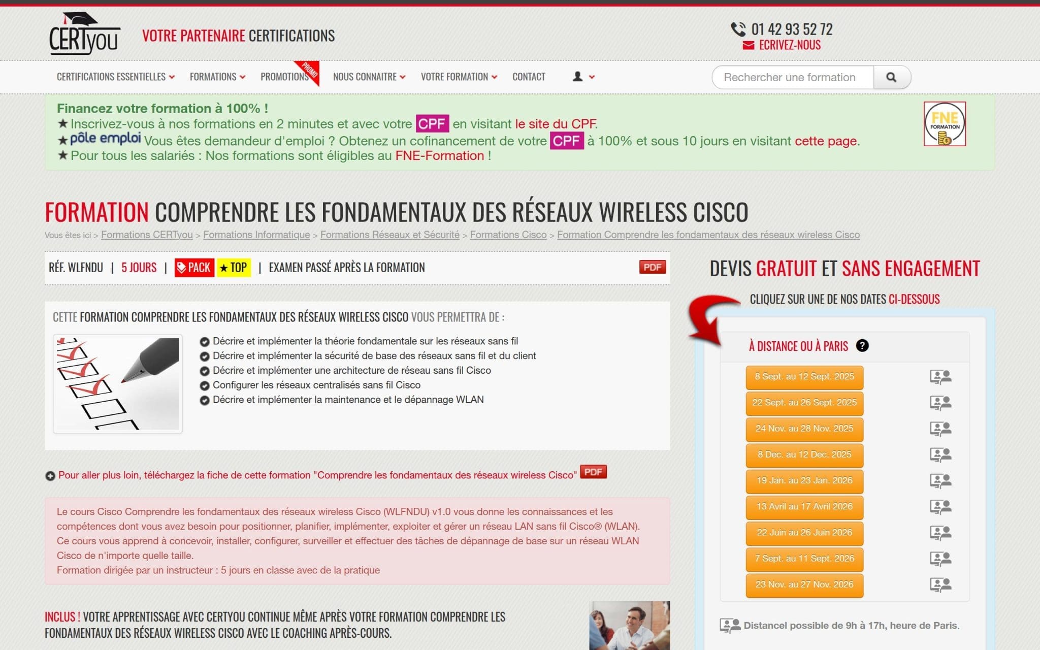 Formation Comprendre les fondamentaux des réseaux wireless Cisco - CertYou