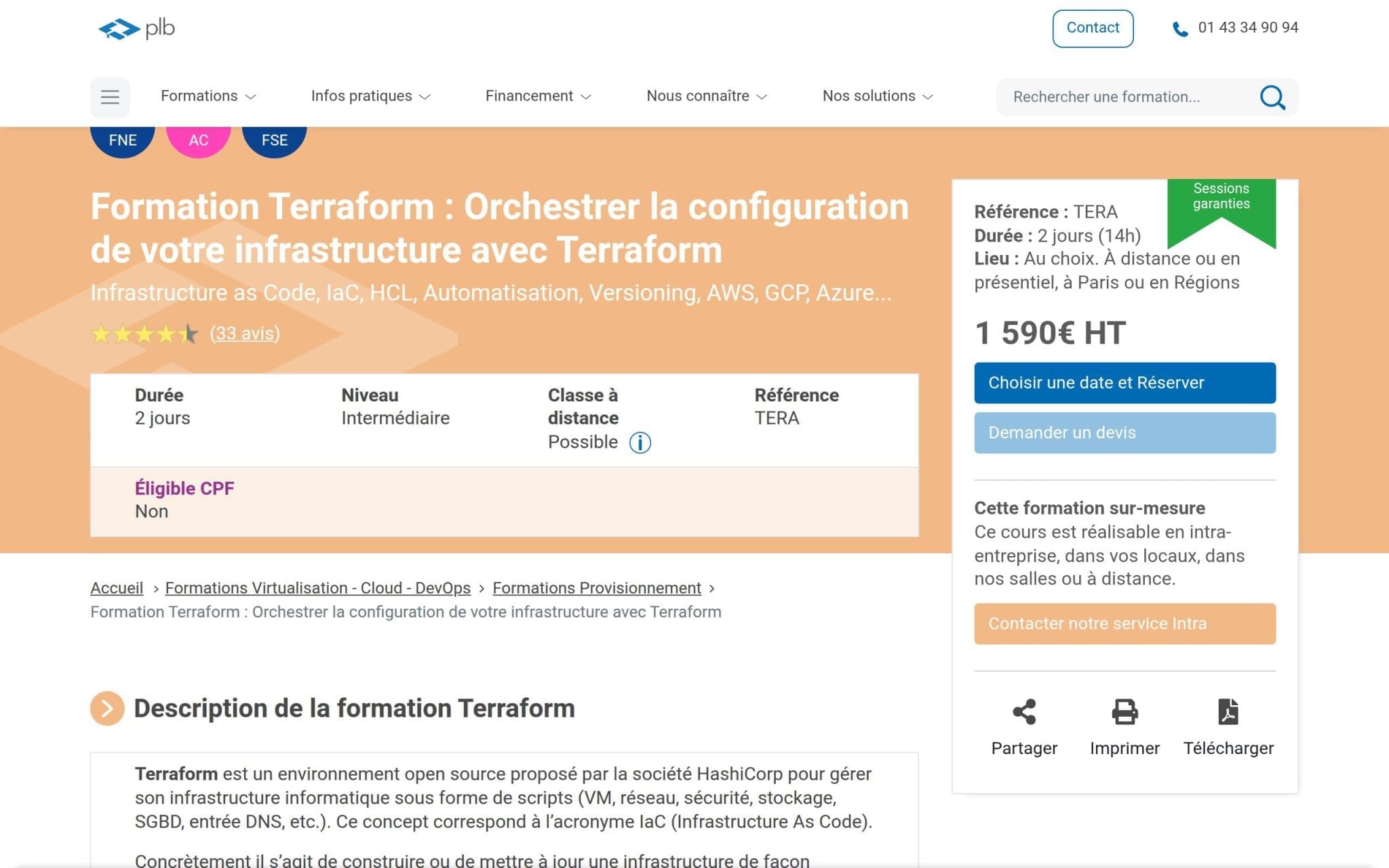 Formation Terraform : Orchestrer la configuration de votre infrastructure - Plb Consultant