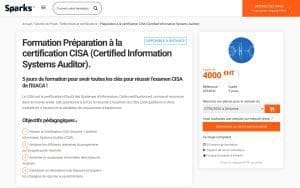Formation Préparation à la certification CISA – Sparks