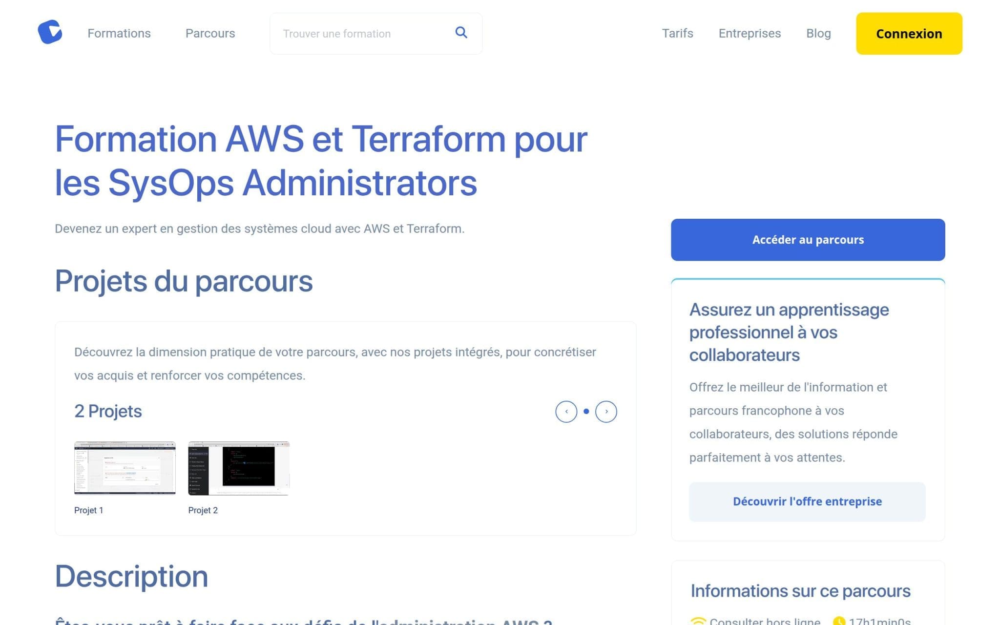 Formation AWS et Terraform pour les SysOps Administrators - Alphorm