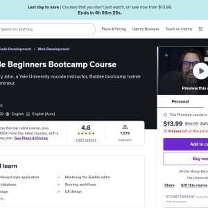 The Bubble Beginners Bootcamp Course - Udemy