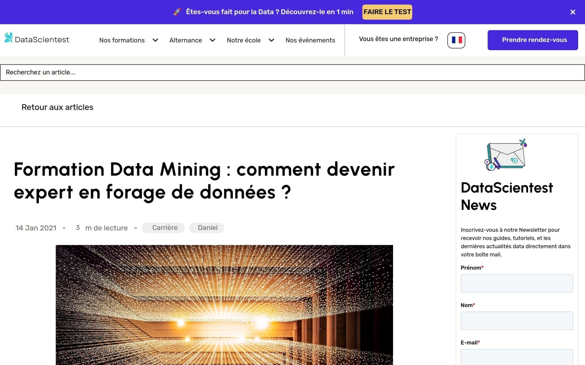 Formation Data Mining - Datascientest.com