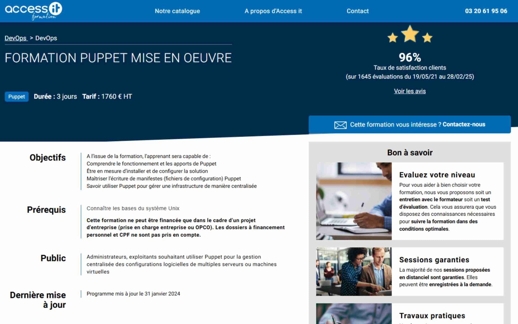 Formation Puppet Mise en oeuvre - Access IT