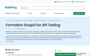 Formation SoapUI for API Testing – NobleProg