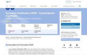 Formation Certification CISSP – Plb Consultant