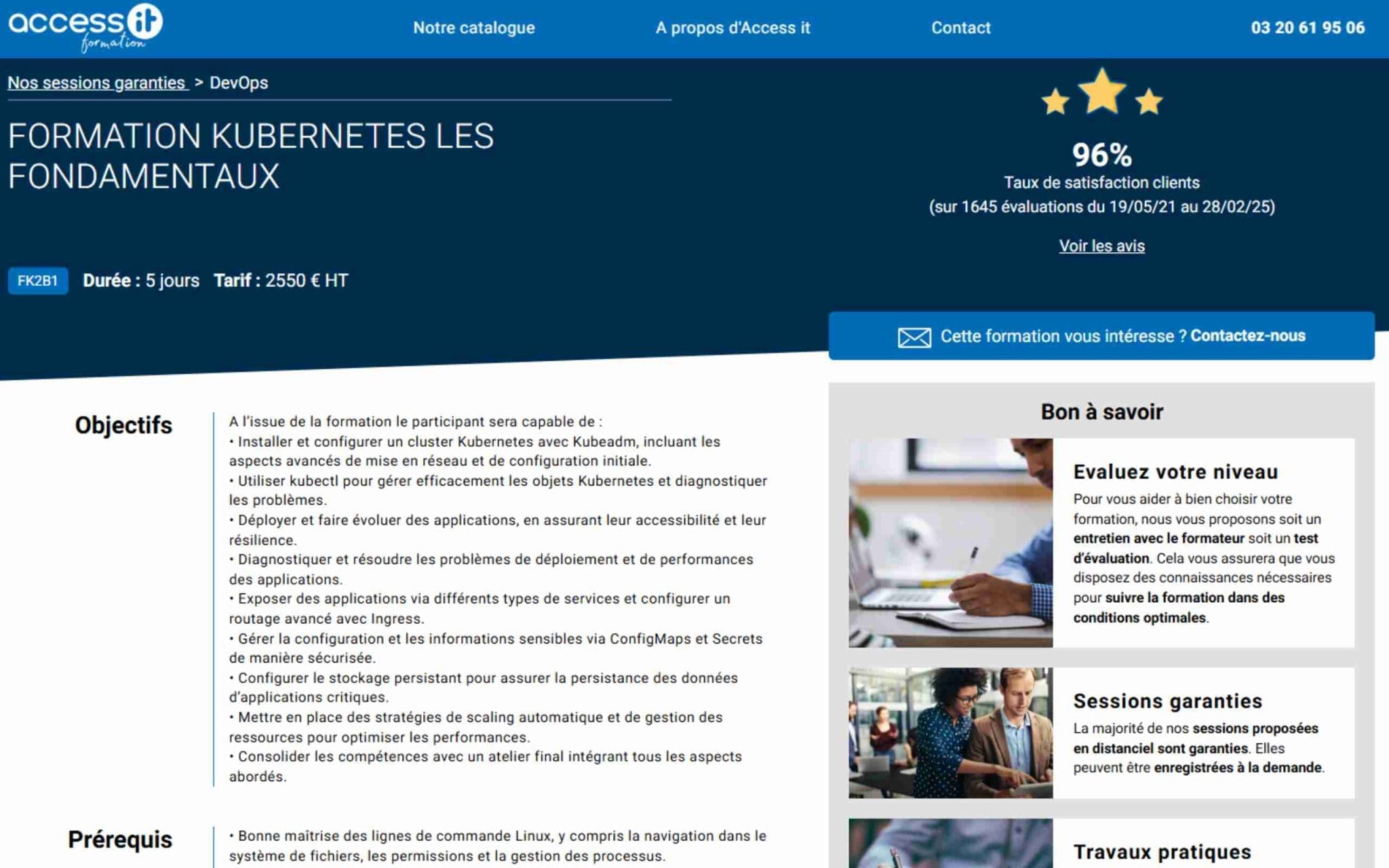 Formation Kubernetes les fondamentaux - Access IT