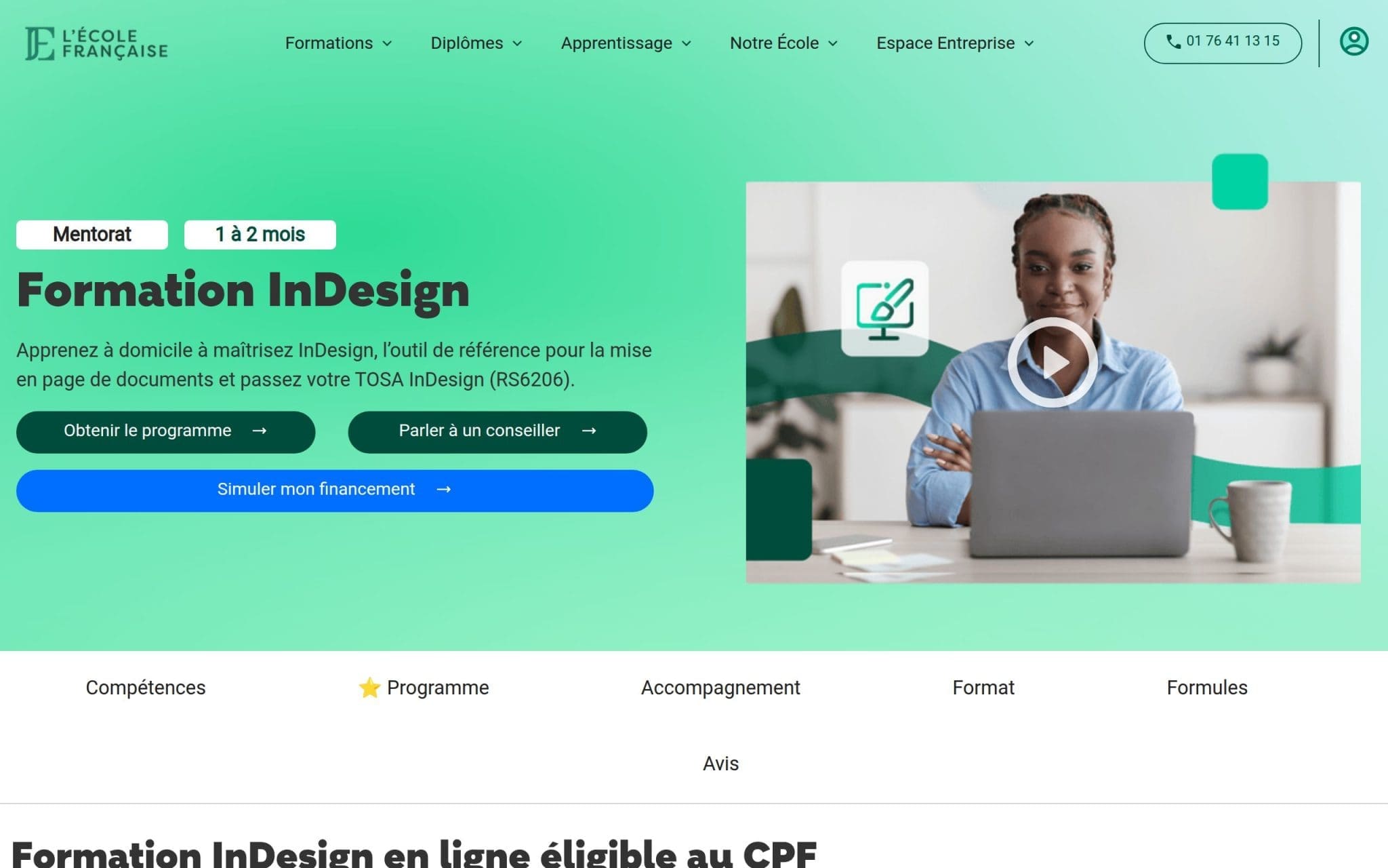 Formation InDesign - L'Ăcole Française