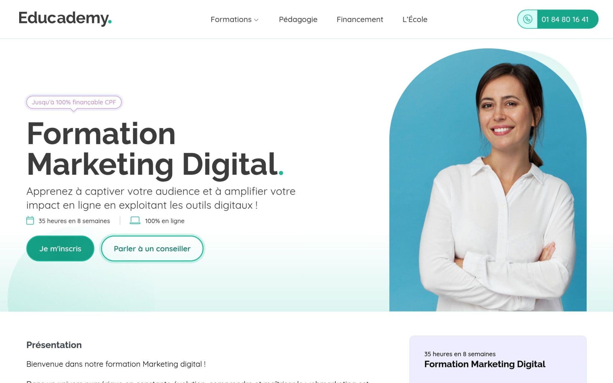 Formation Marketing Digital - Educademy