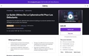 Le Guide Ultime De La Cybersécurité Pour Les Débutants – Udemy