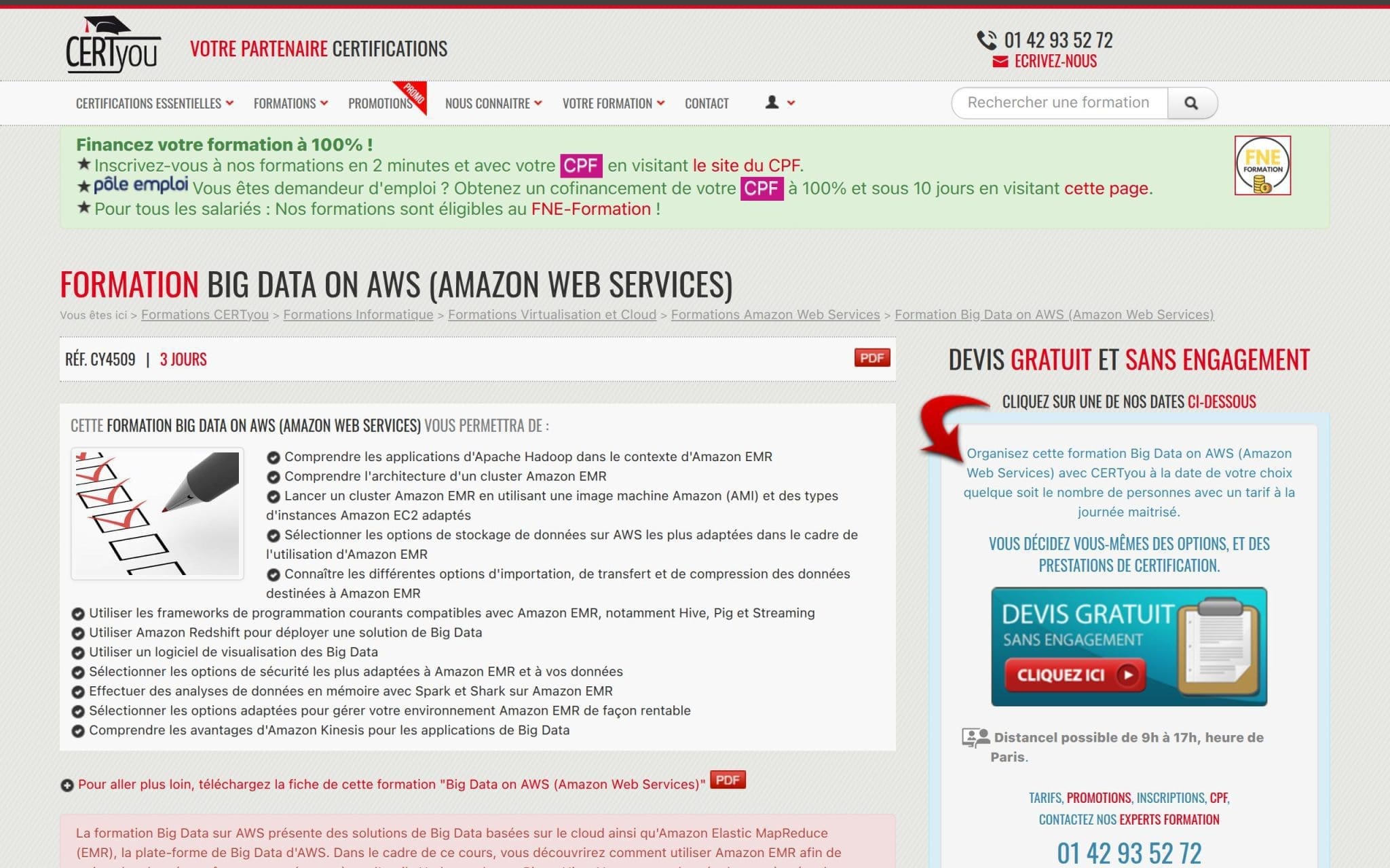 Formation Big Data on AWS (Amazon Web Services) - CertYou