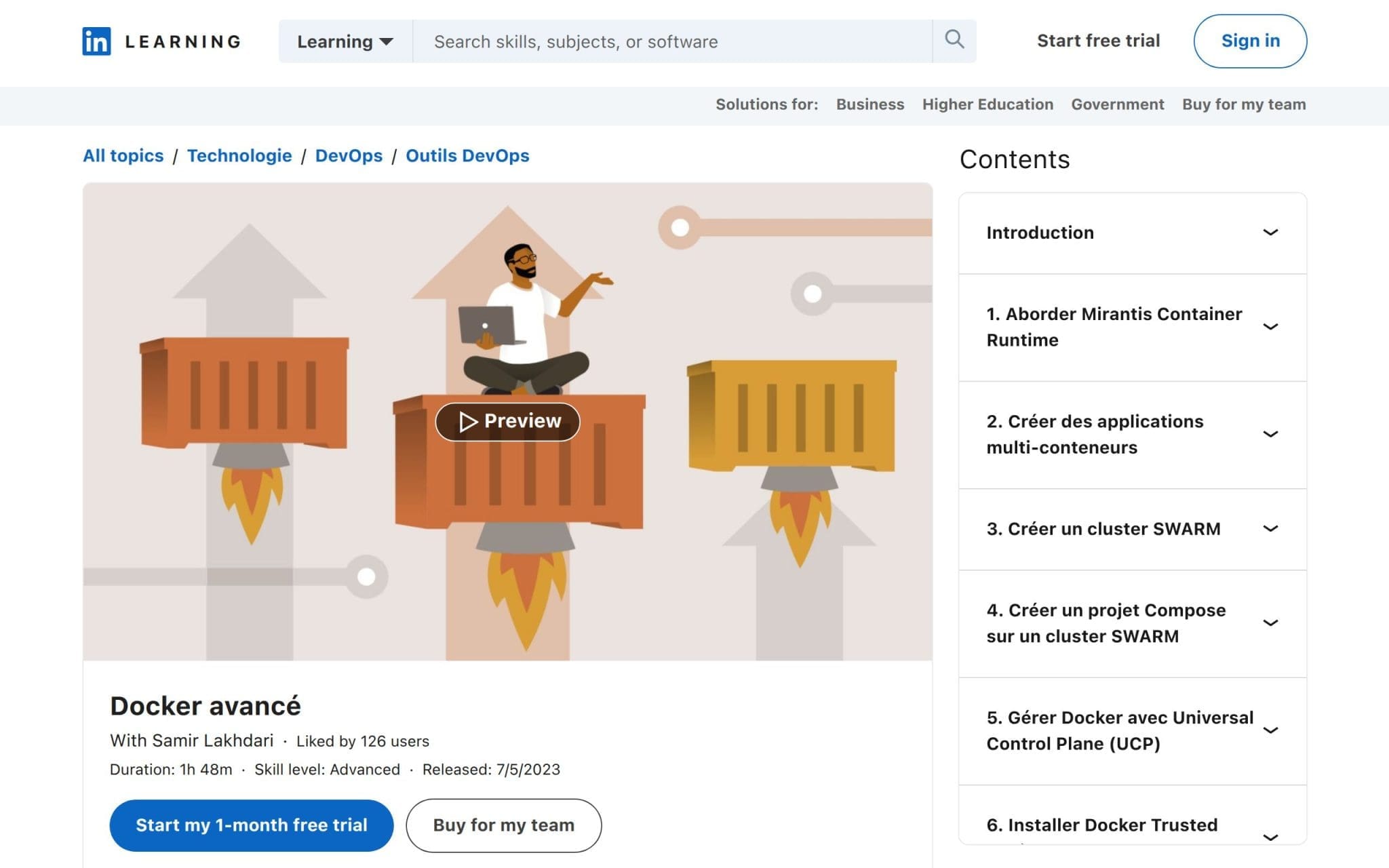 Formation Docker avancé - LinkedIn