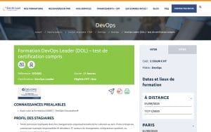 Formation DevOps Leader (DOL) - EduGroupe