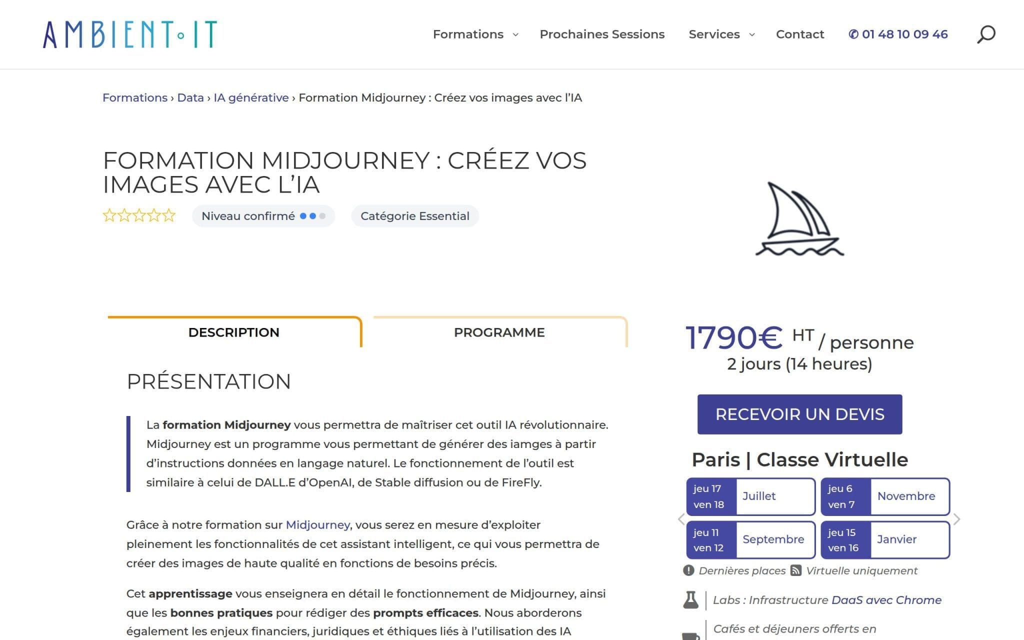 Formation Midjourney : Créez vos images avec l’IA - Ambient IT