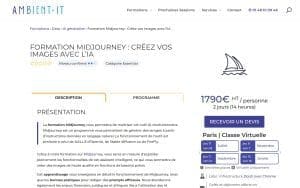 Formation Midjourney : Créez vos images avec l’IA – Ambient IT