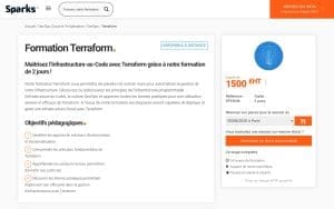 Formation Terraform – Sparks