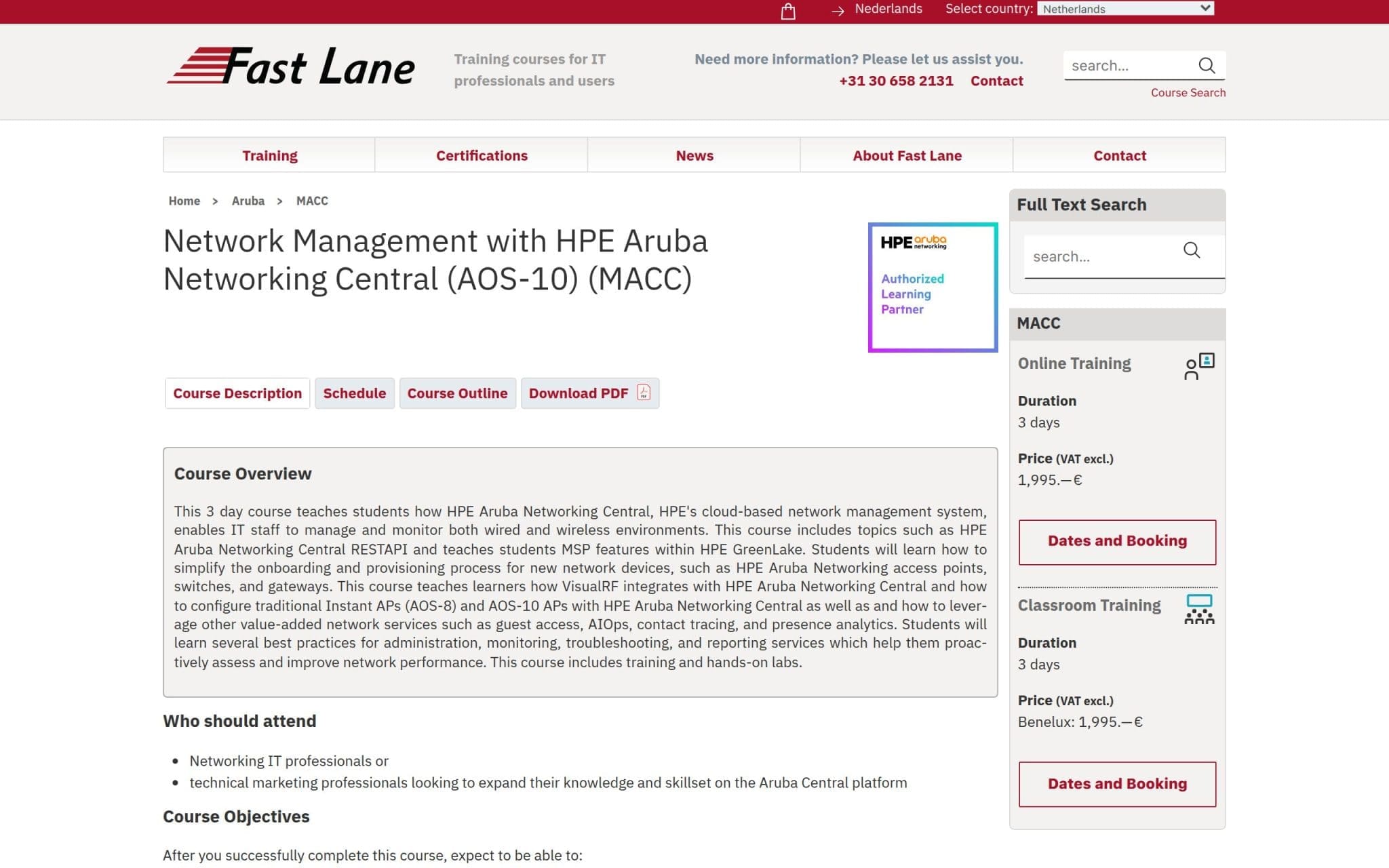 Network Management with HPE Aruba Networking Central - Fast Lane