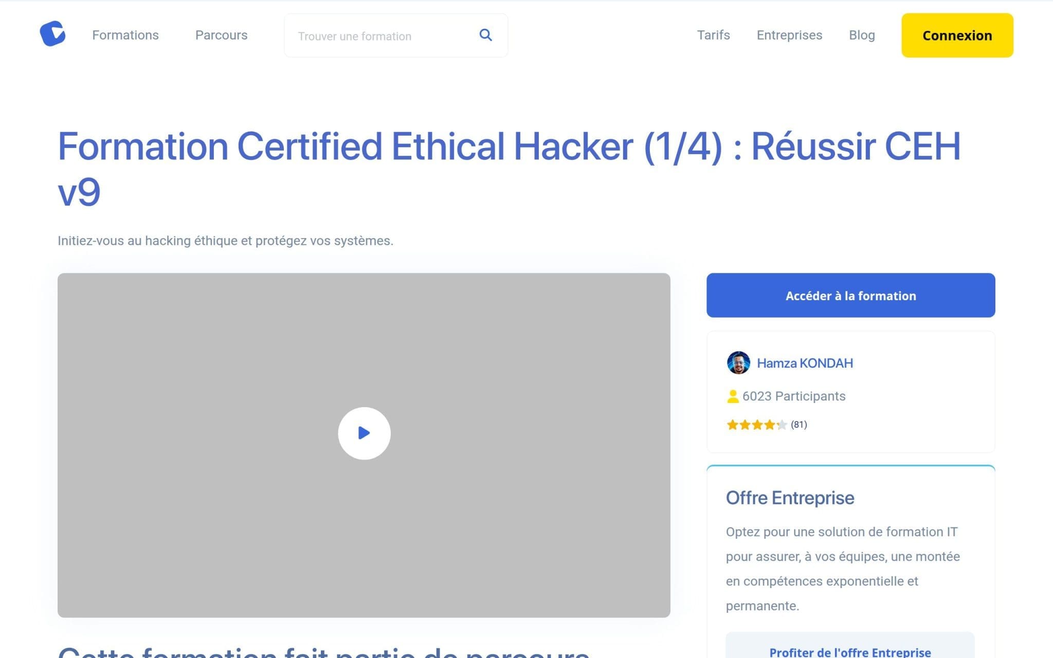 Formation Certified Ethical Hacker (1/4) : Réussir CEH v9 - Alphorm