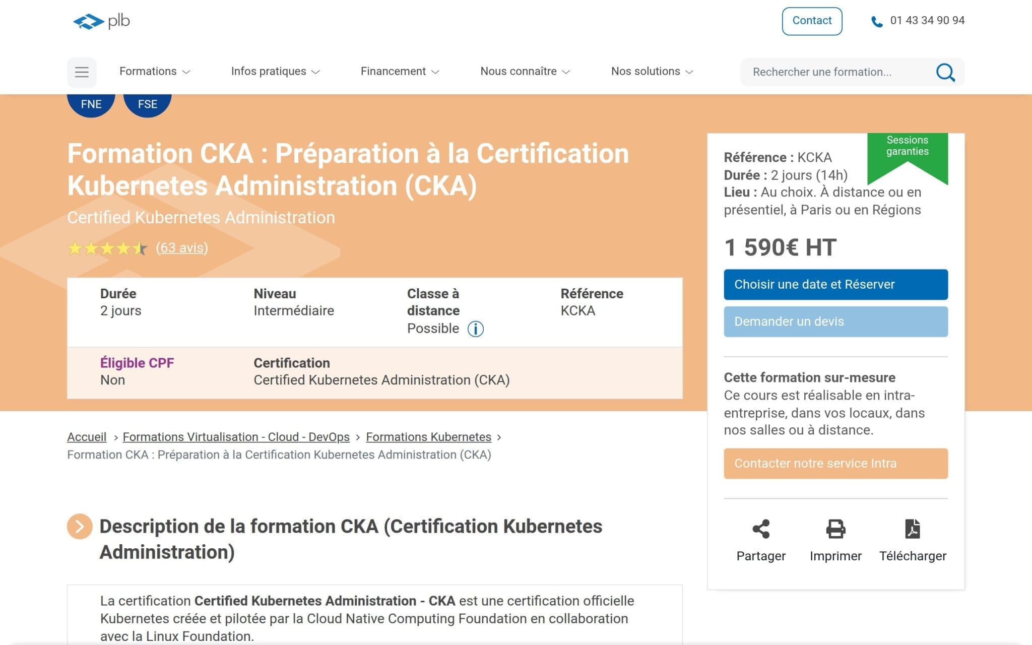 Formation CKA : Préparation à la Certification Kubernetes Administration - Plb Consultant