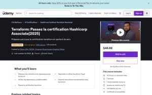 Terraform: Passez la certification Hashicorp Associate – Udemy
