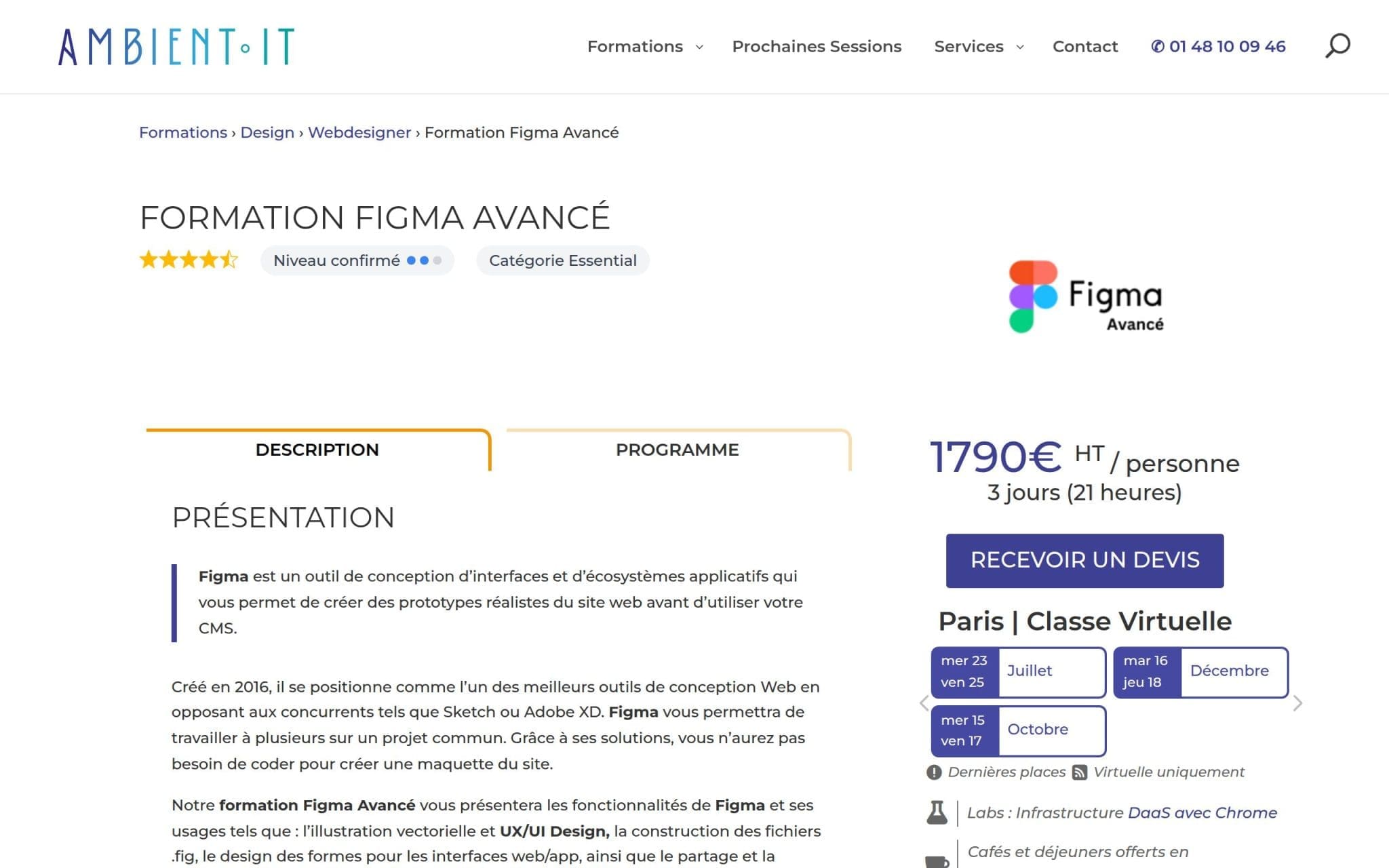 Formation Figma Avancé : Designez vos prototypes facilement - Ambient IT