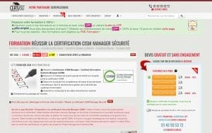 Formation Réussir la certification CISM Manager Sécurité – CertYou