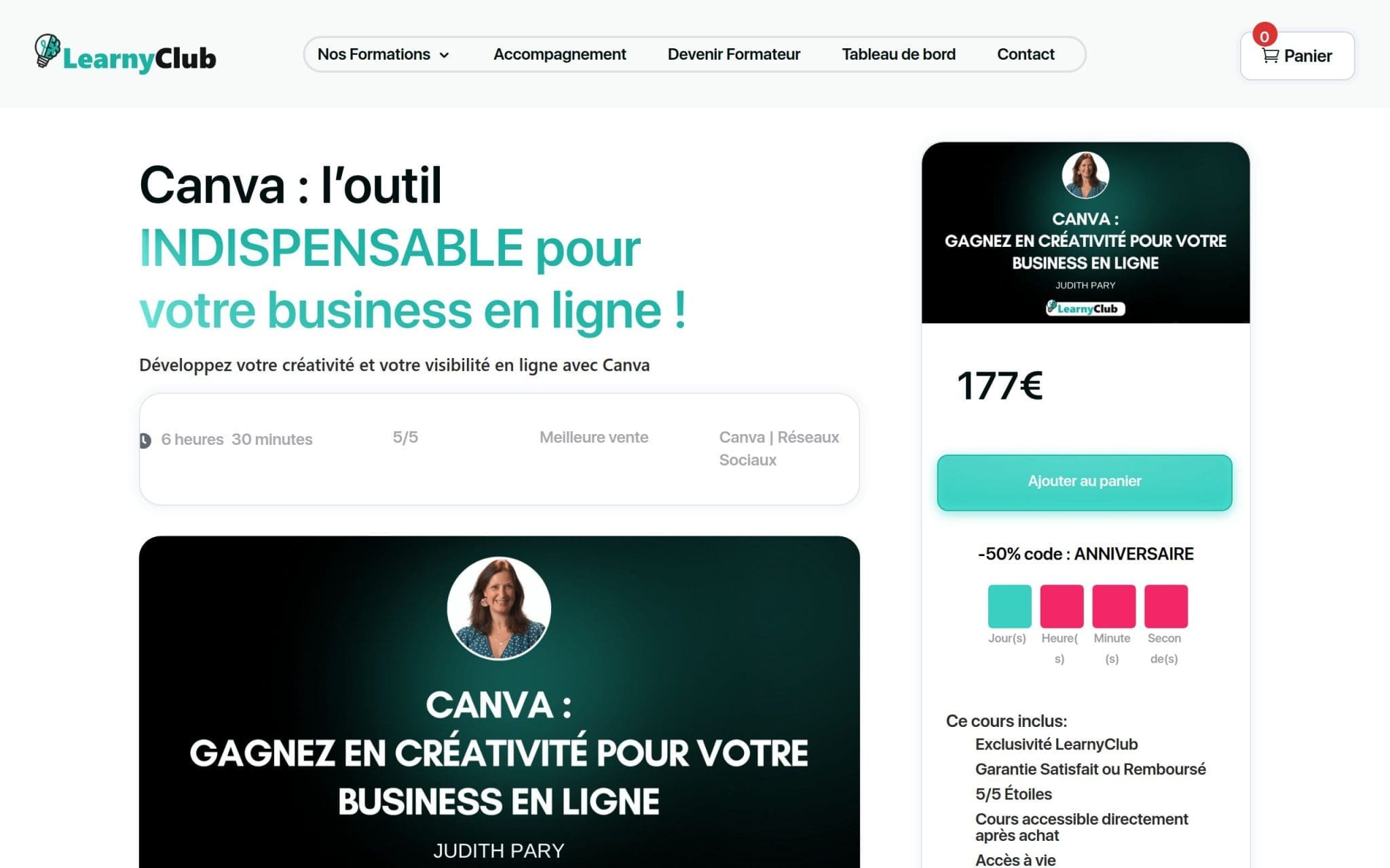 Formation Canva : l’outil INDISPENSABLE pour votre business en ligne ! - LearnyClub