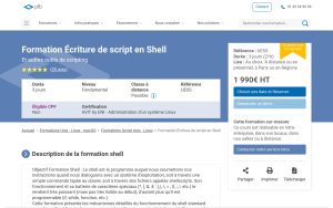 Formation Écriture de script en Shell – Plb Consultant