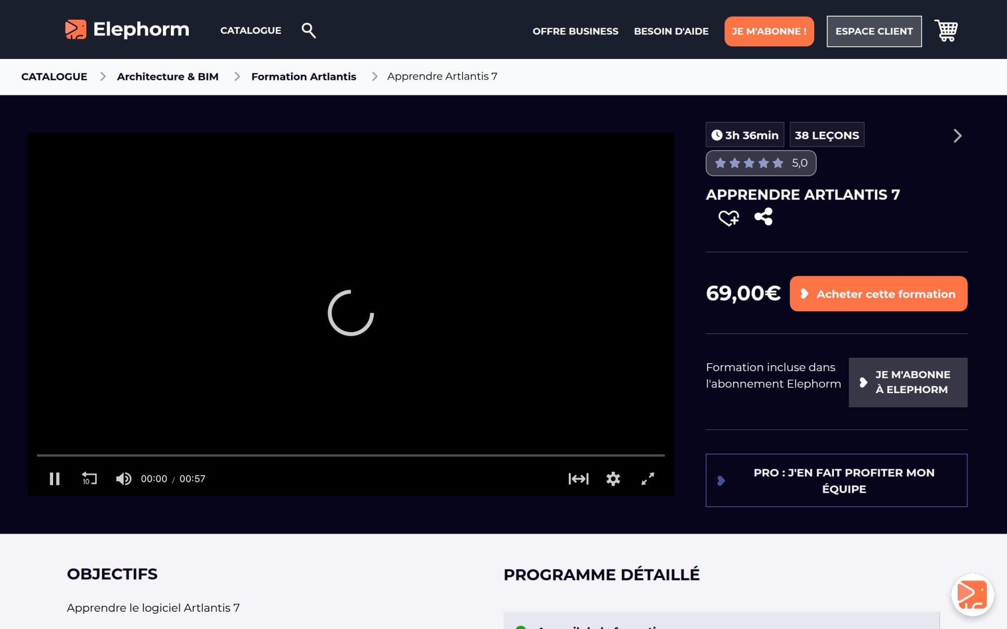 Apprendre Artlantis 7 - Elephorm