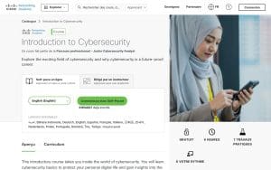 Introduction to Cybersecurity – Cisco Networking Academy