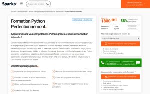 Formation Python Perfectionnement – Sparks