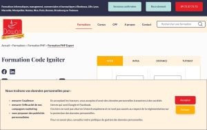 Formation Code Igniter – Dawan