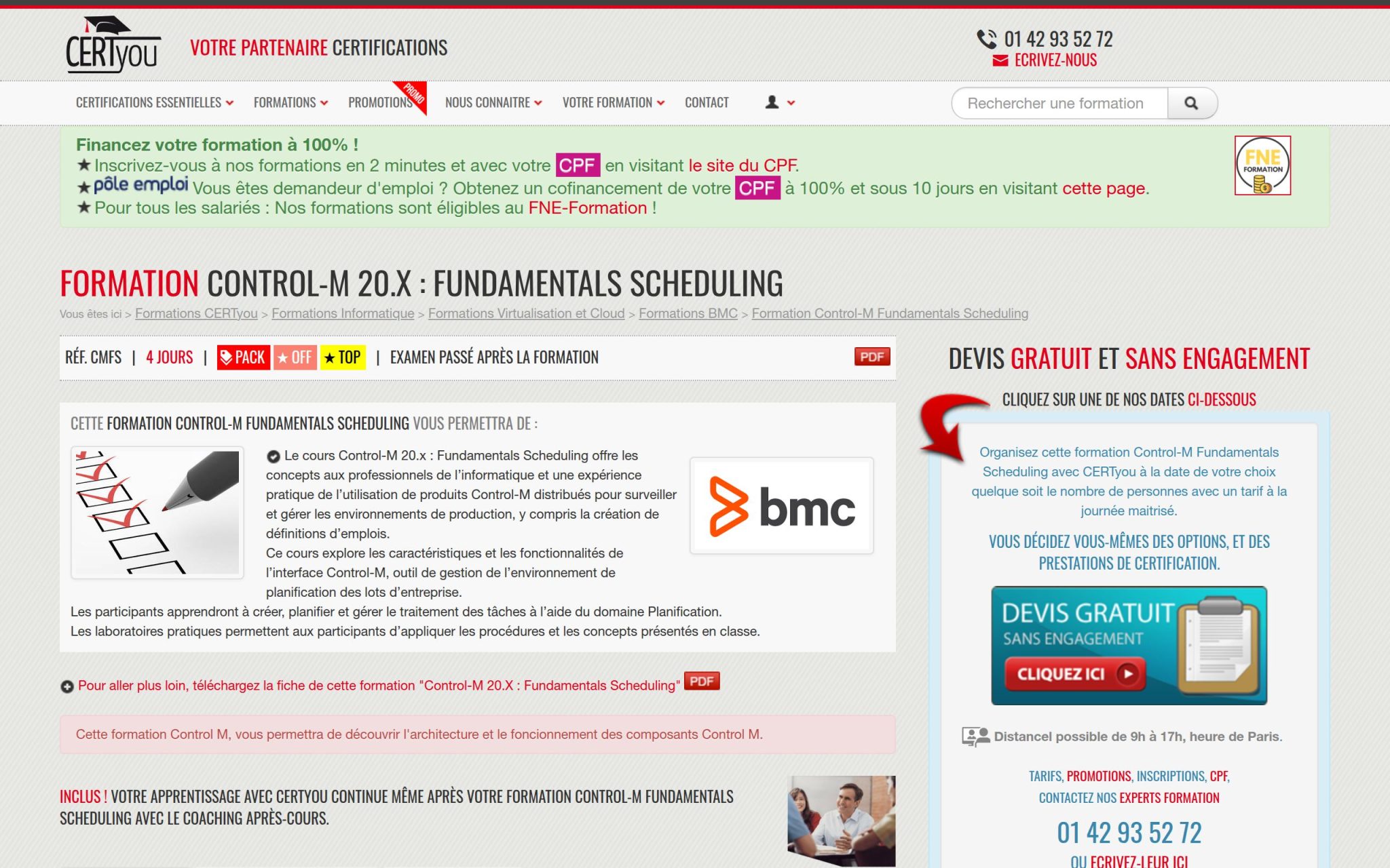 Formation Control-M 20.X : Fundamentals Scheduling - CertYou