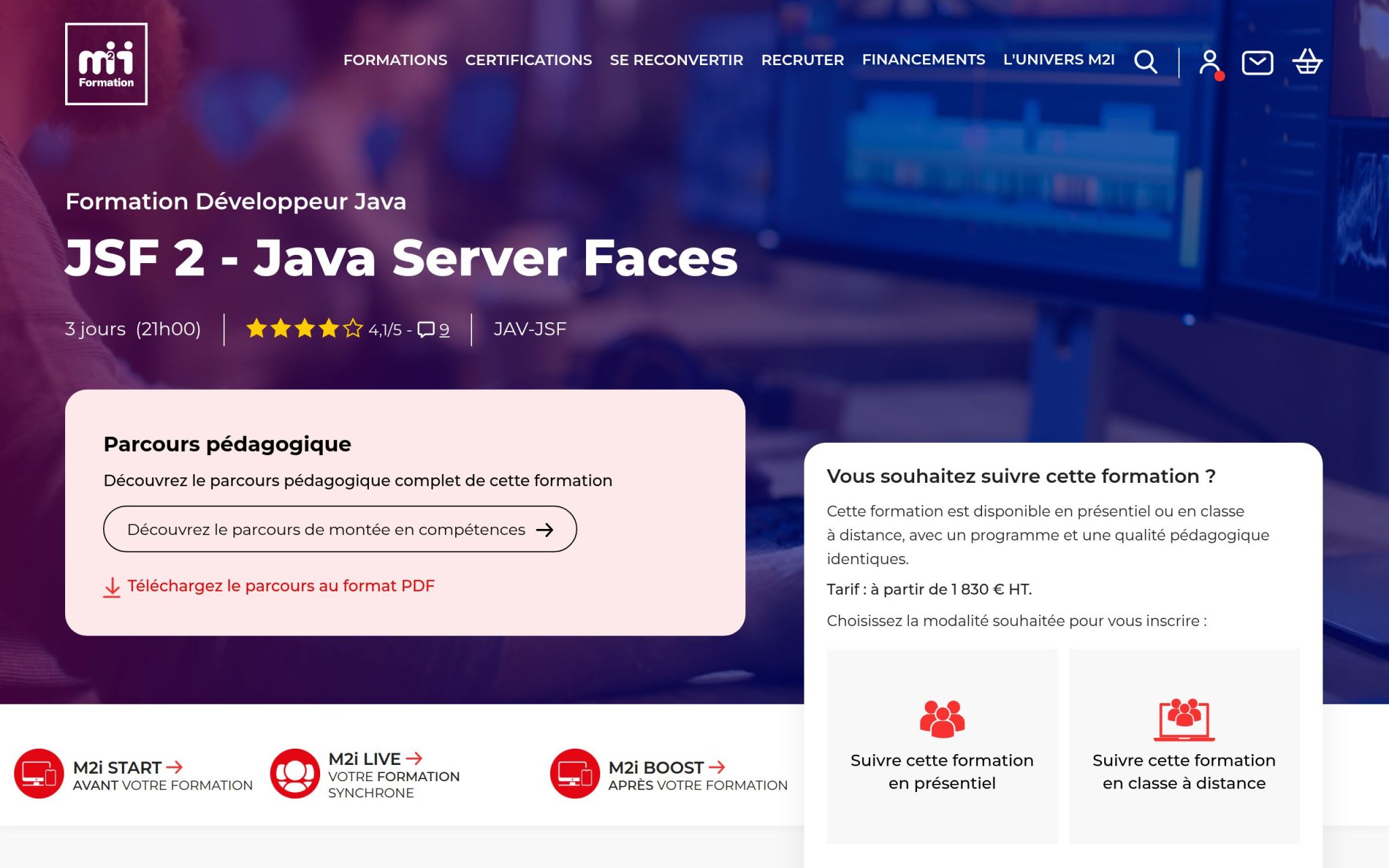 JSF 2 - Java Server Faces - M2i