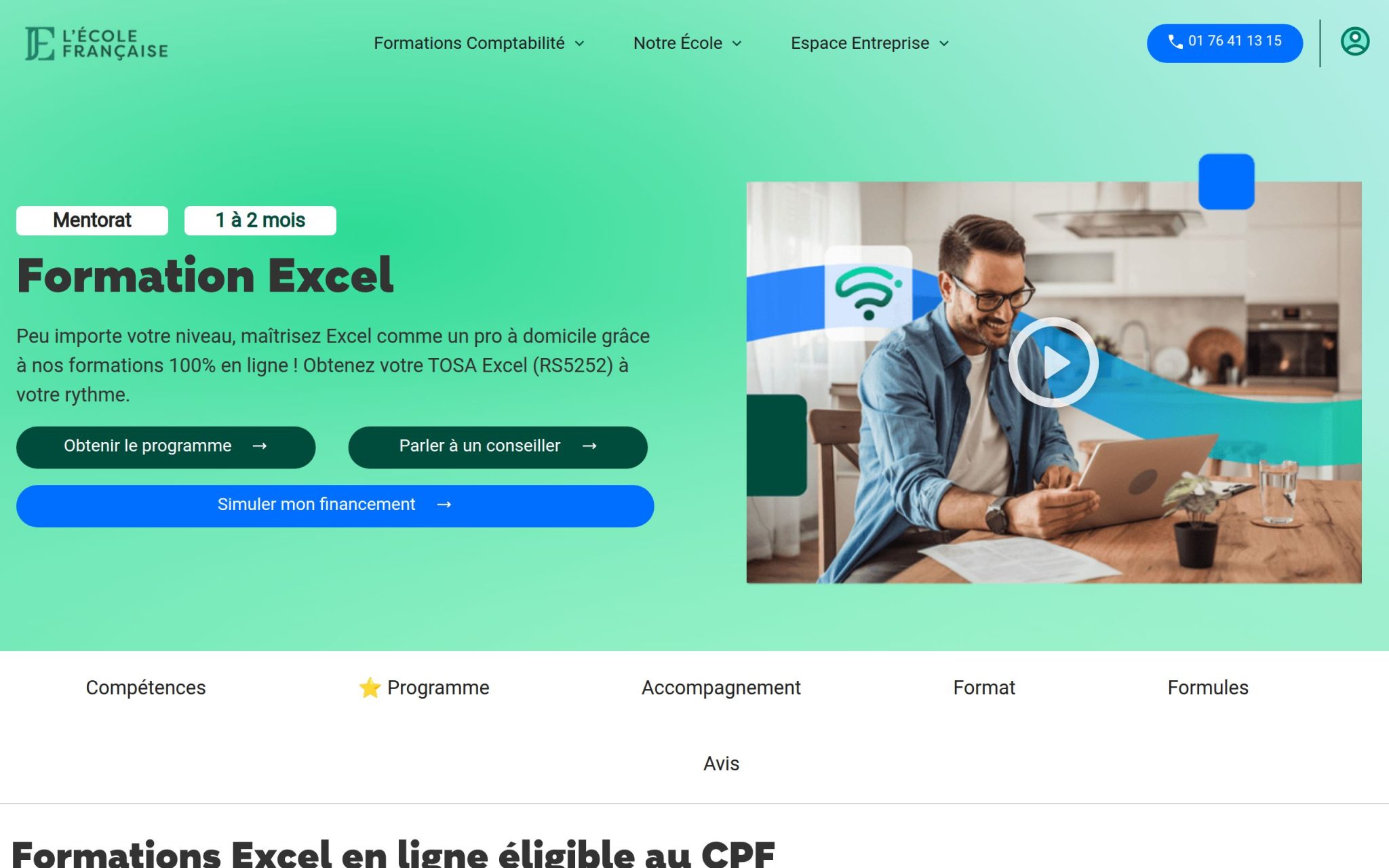 Formation Excel - L'École Française