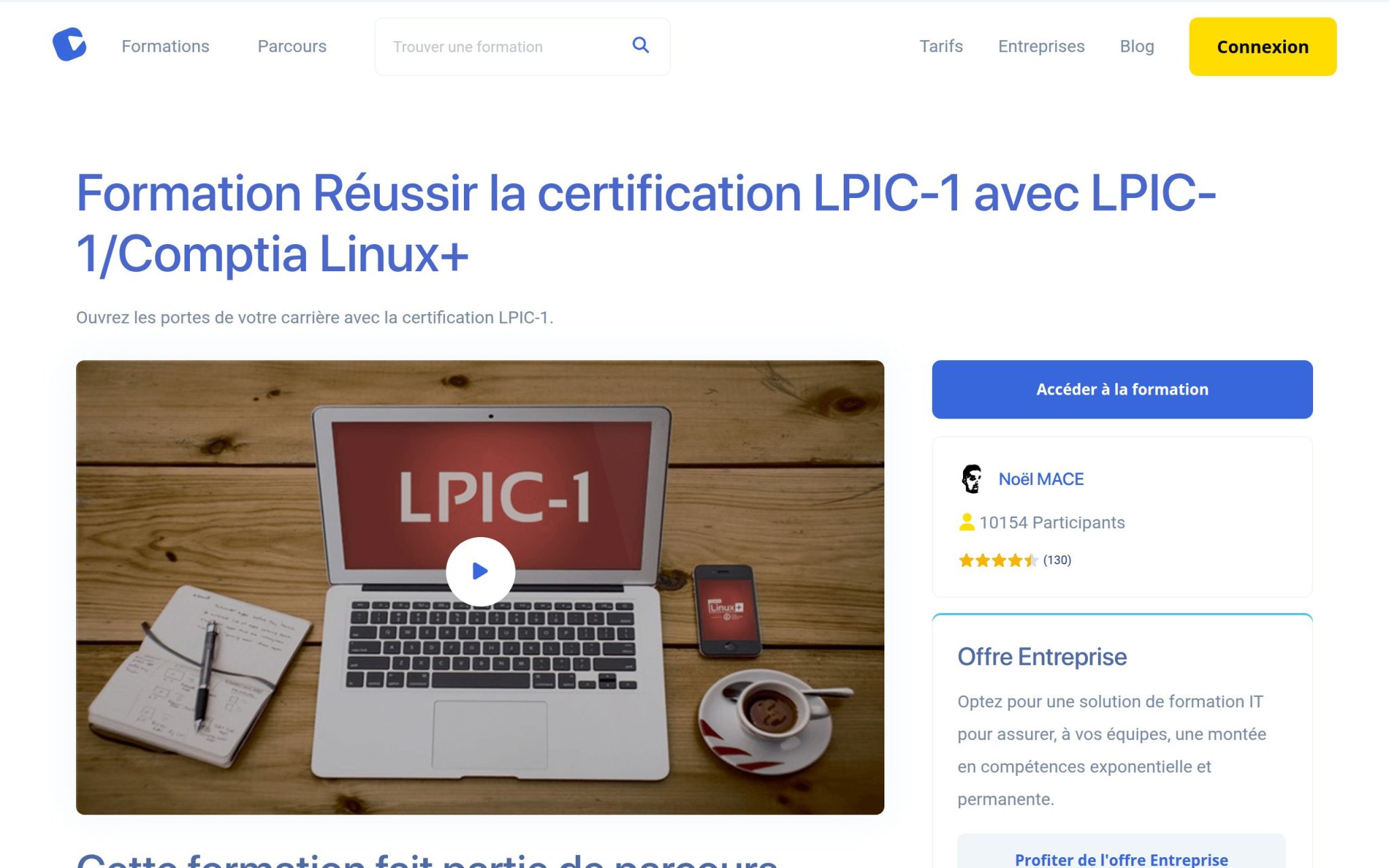 Réussir la certification LPIC-1 avec LPIC-1/Comptia Linux+ - Alphorm