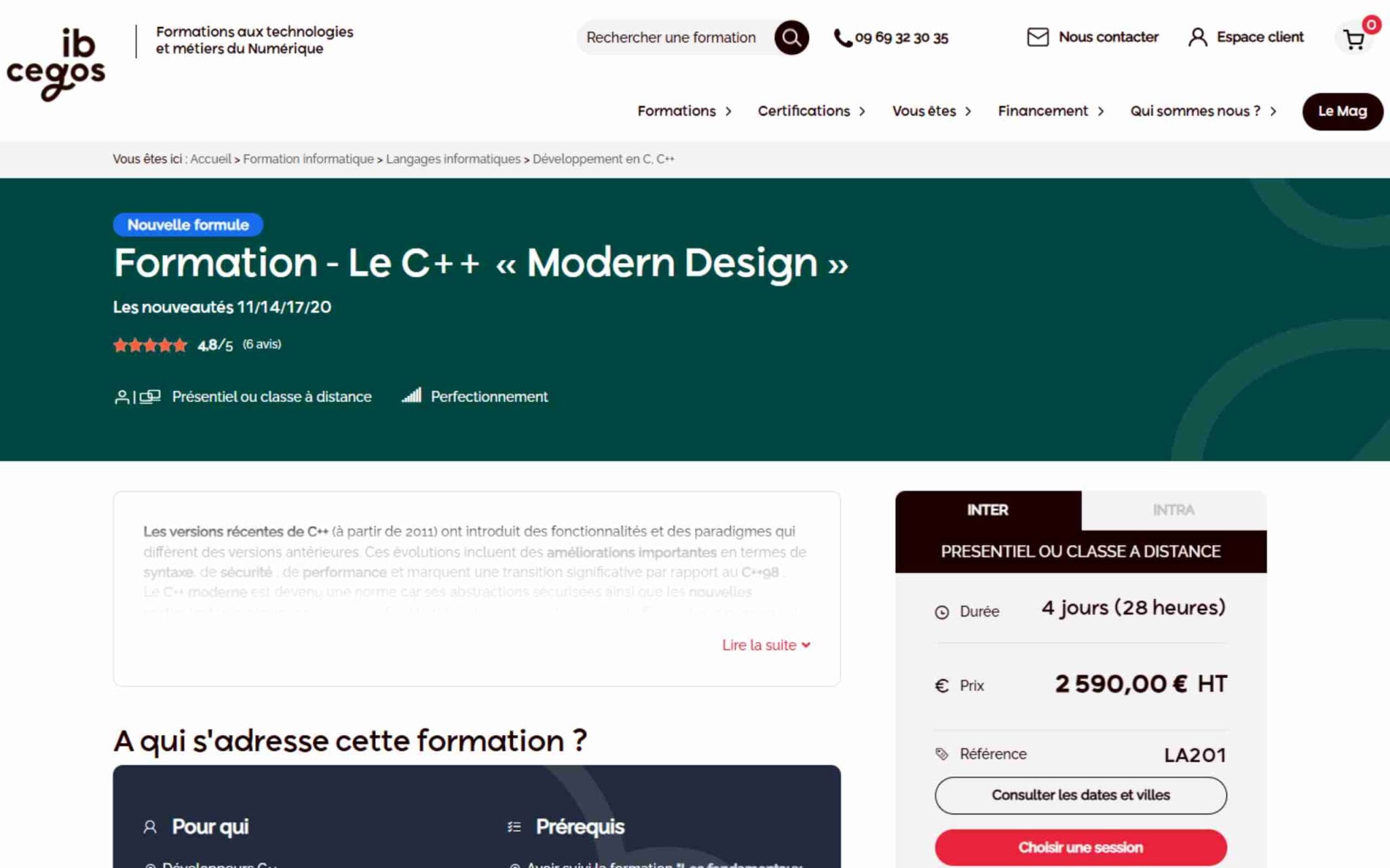 Formation - C++ - Programmation Objet - ib Cegos