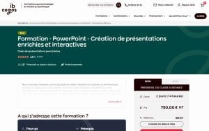 PowerPoint - Création de présentations enrichies et interactives - ib Cegos