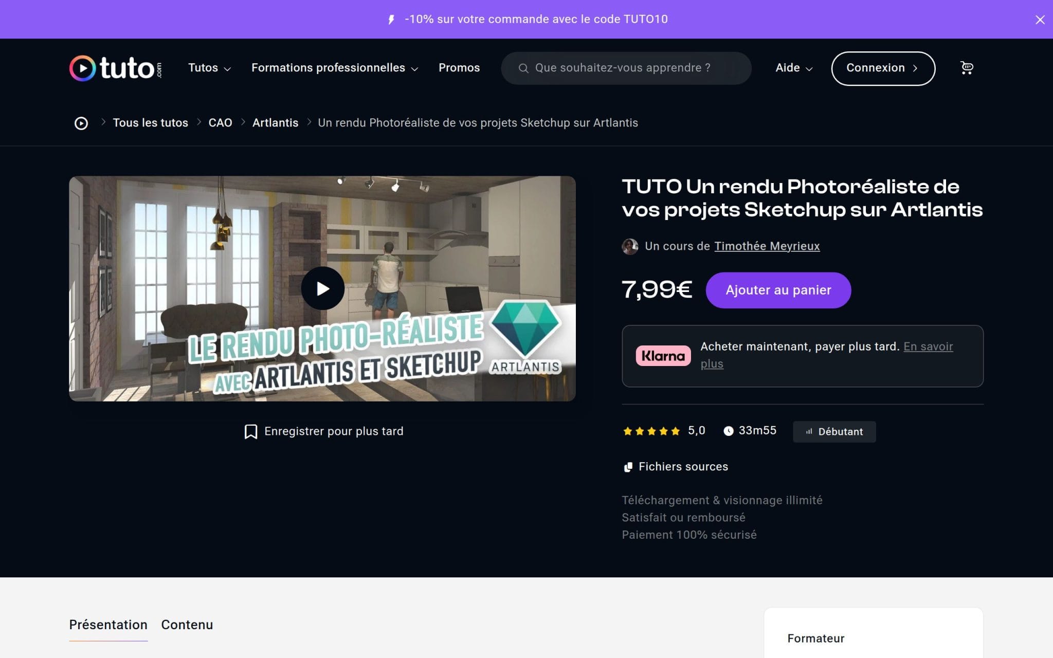 Un rendu Photoréaliste de vos projets Sketchup sur Artlantis - Tuto