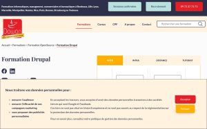 Formation Drupal : Webmasters + Intégrateurs – Dawan