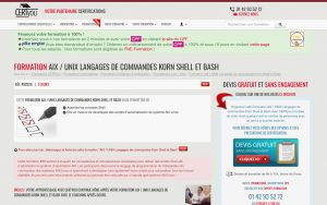 Formation AIX / UNIX Langages de commandes Korn Shell et Bash – CertYou