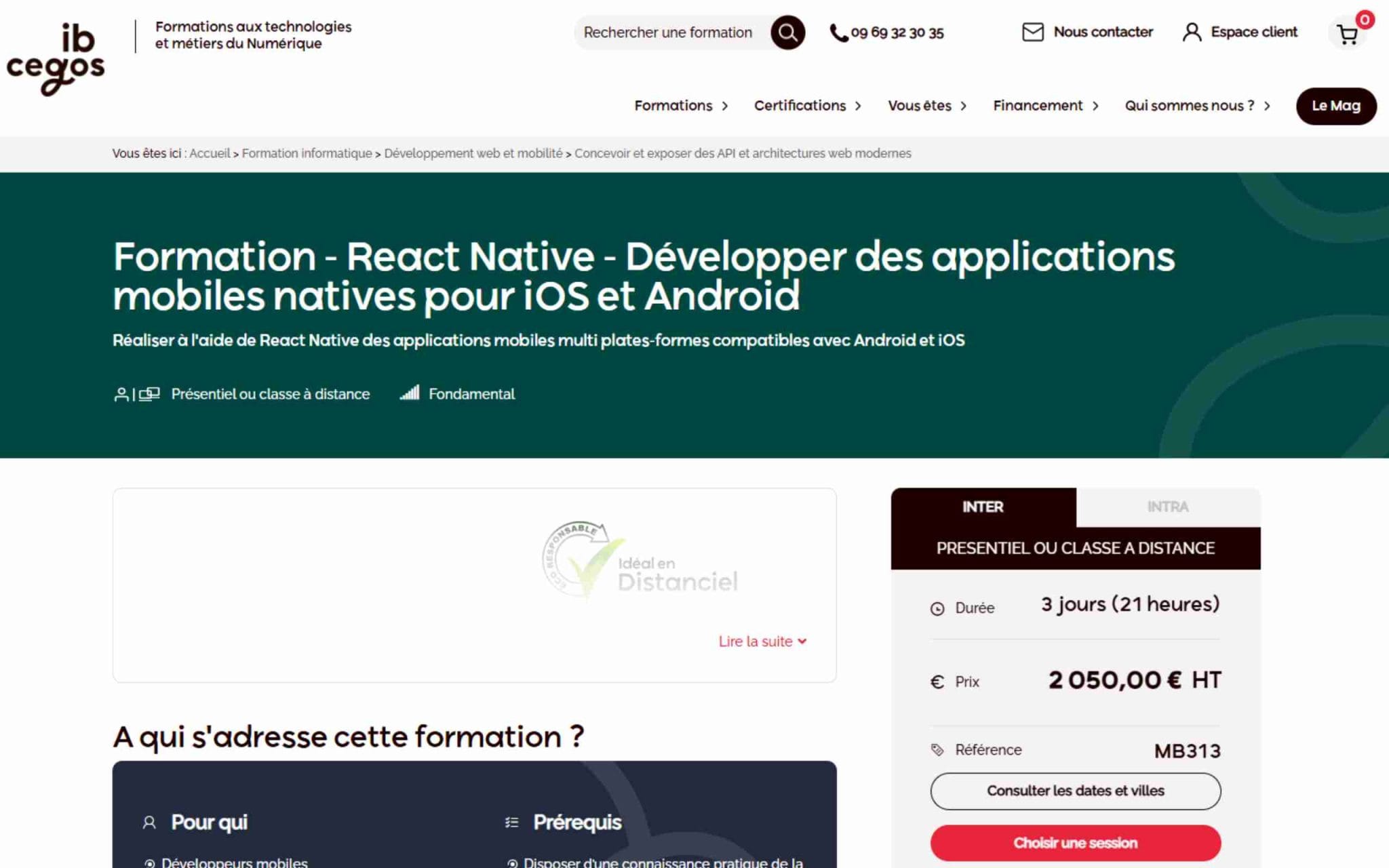 React Native - ib Cegos