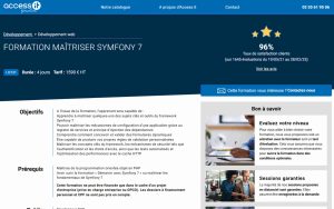 Formation Maîtriser Symfony 6 – Access IT