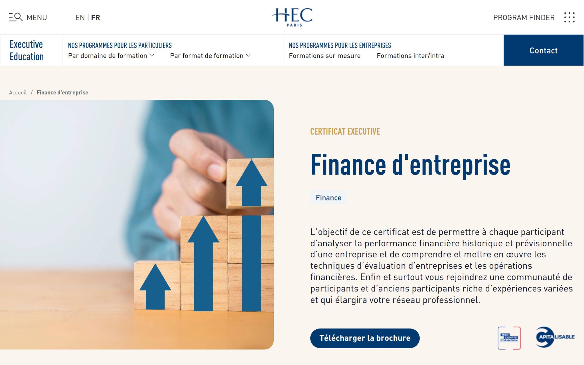 Finance d'entreprise - HEC Paris