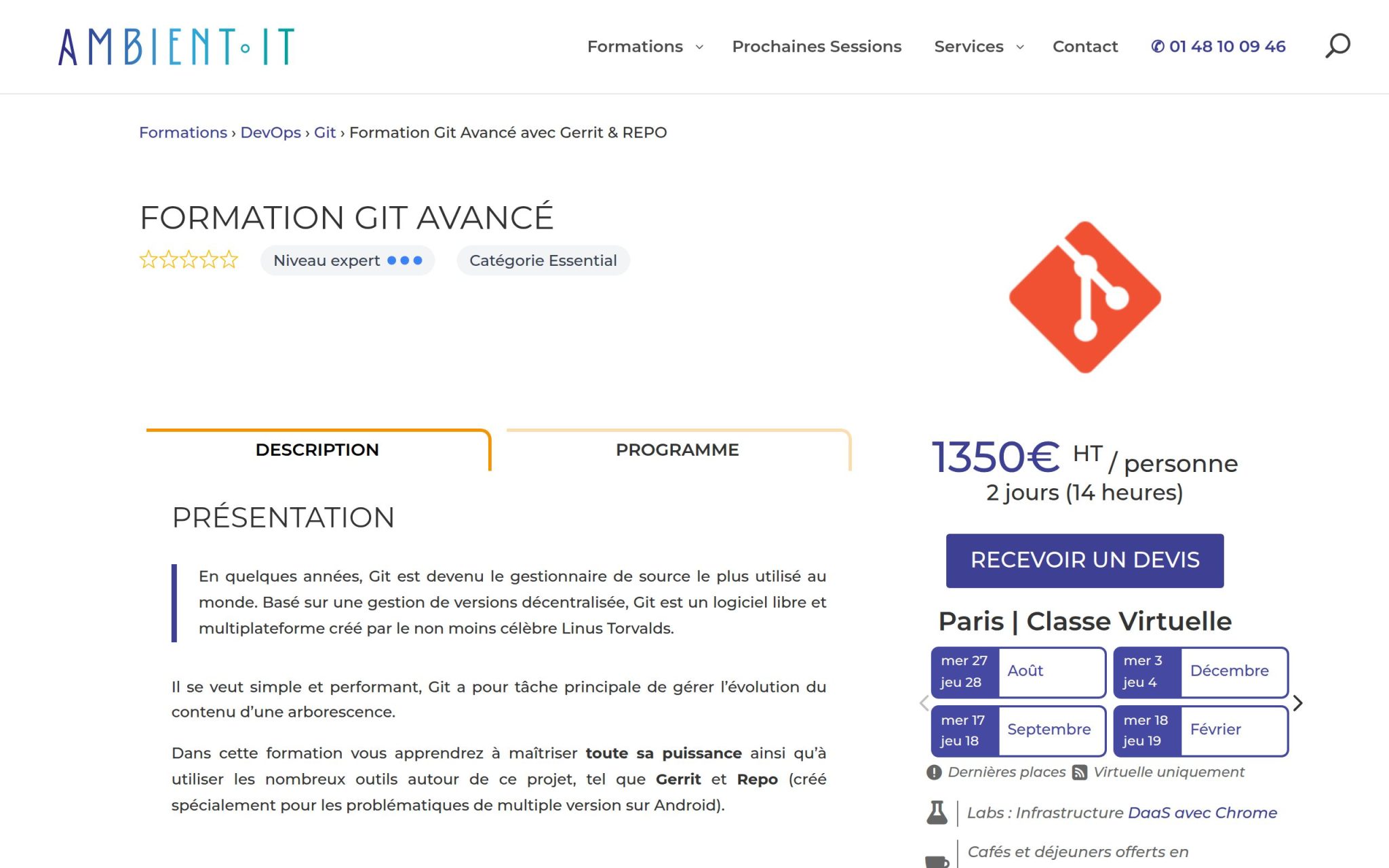 Formation Git Avancé - Ambient IT