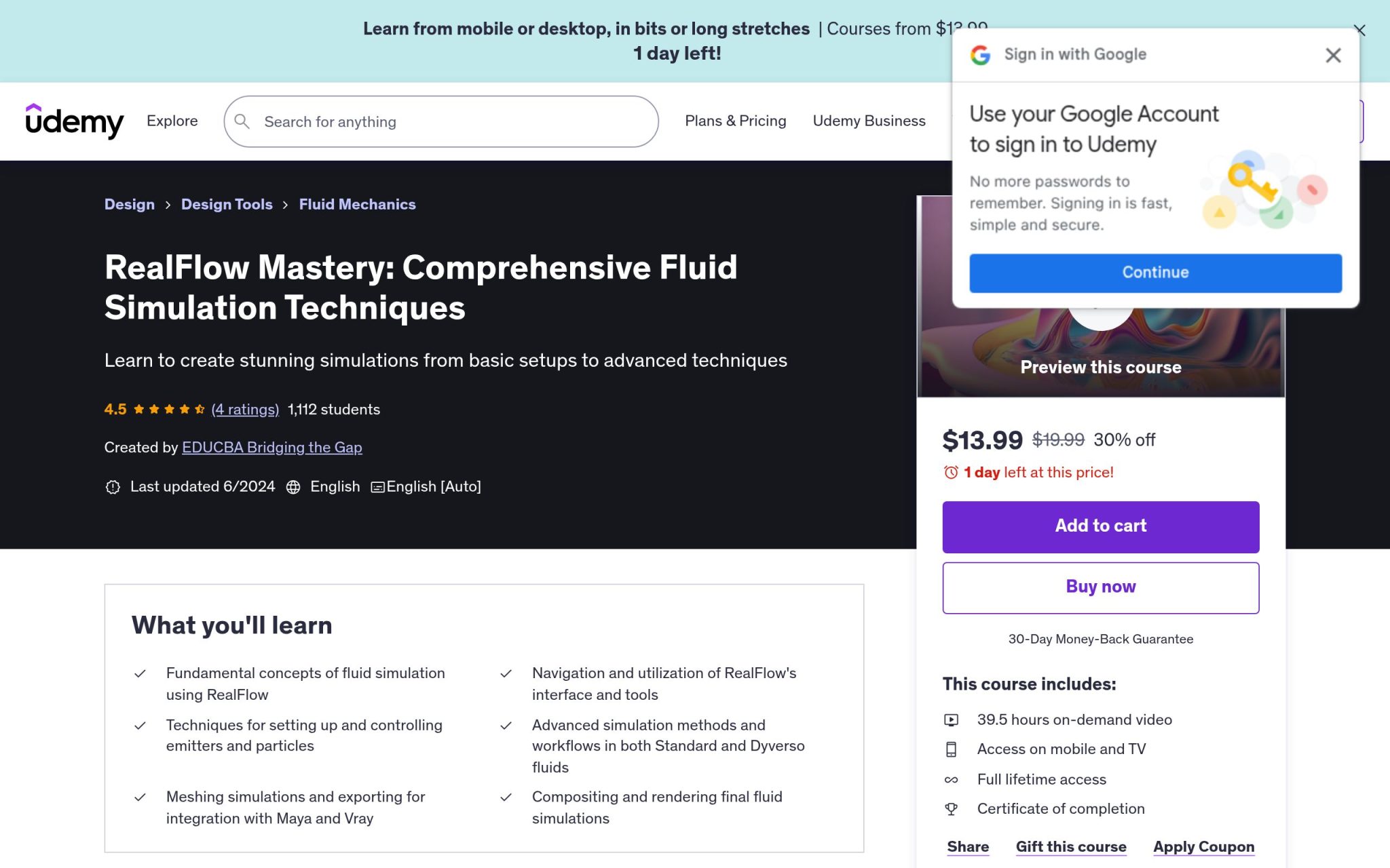 RealFlow Mastery: Comprehensive Fluid Simulation Techniques - Udemy