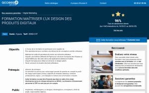 Formation Maîtriser l'UX Design des produits digitaux - Access IT