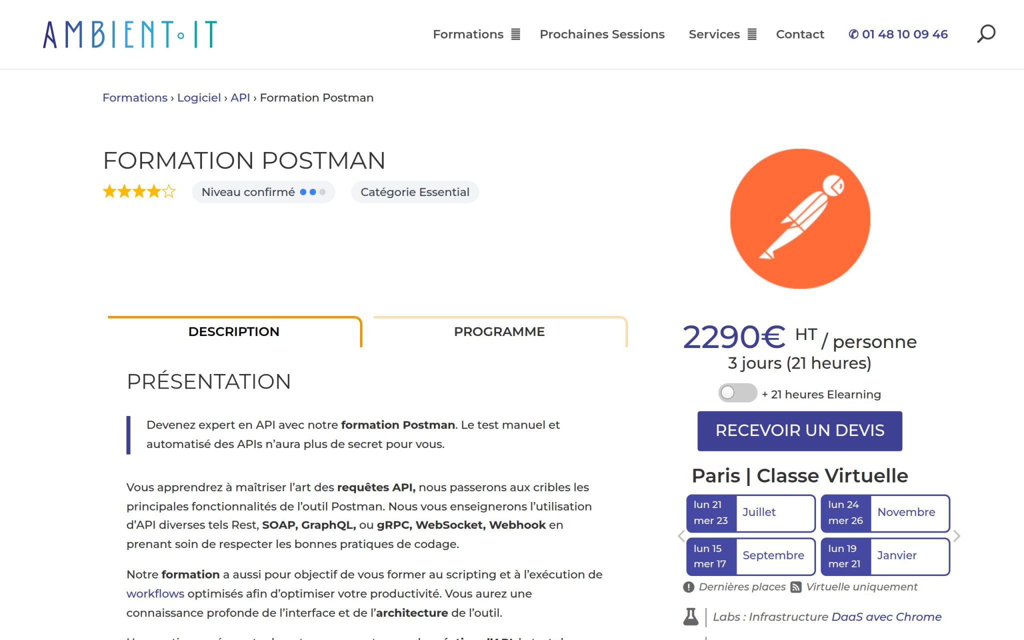 Formation Postman : Le leader des plateformes API - Ambient IT