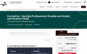 DevOps Professional (Enable and Scale), certification DASA – ib Cegos